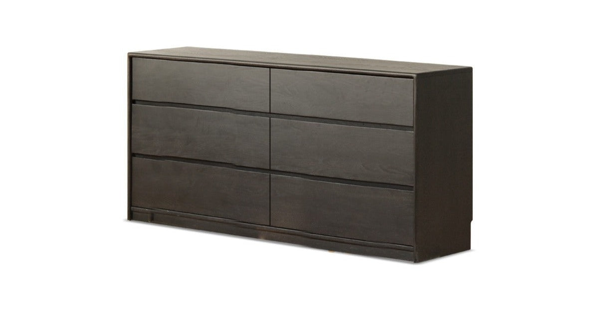 Solid Oak & Black Walnut Wood Storage Drawer - Handcrafted Wooden Organizer for Bedroom, Office, or Kitchen - Perfect for Jewelry, Utensils & Home Organization