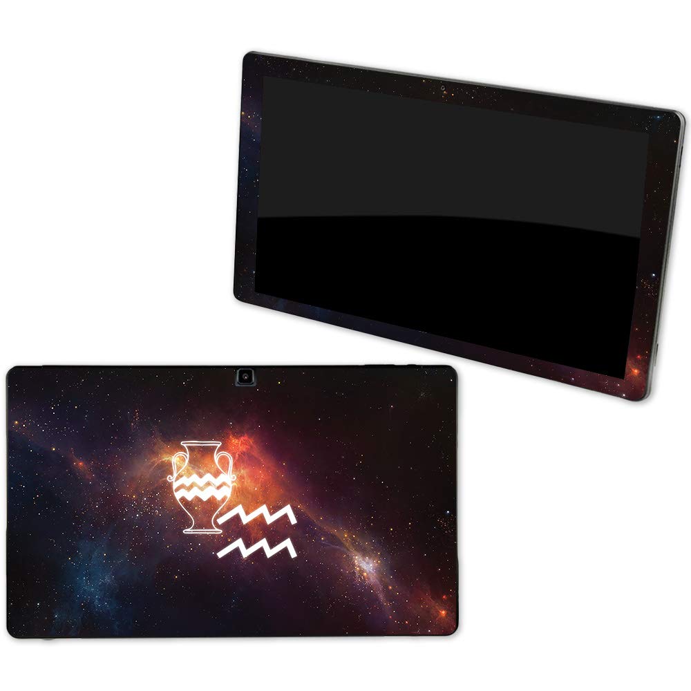 MightySkins Vinyl Decal Wrap Cover for NuVision Supreme 1001 Tablet - Aquarius Design | Protective & Durable Skin | Easy to Apply & Remove | Made in USA | Perfect for School, Work & Travel Protection