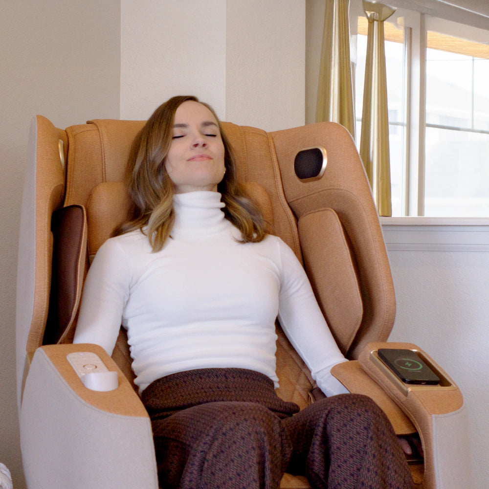 Solara Massage Chair for Positive Posture - Full Body Shiatsu Massage Recliner with Zero Gravity - Perfect for Home, Office & Pain Relief Therapy