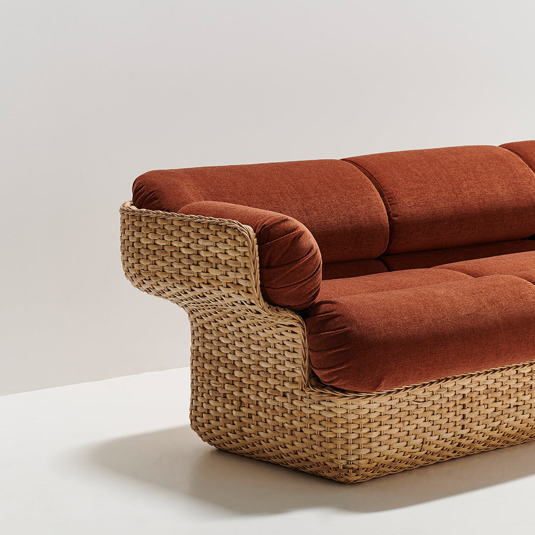 Joe Colombo Basket Sofa by Gubi - Modern Lounge Chair for Living Room, Office & Relaxation Spaces