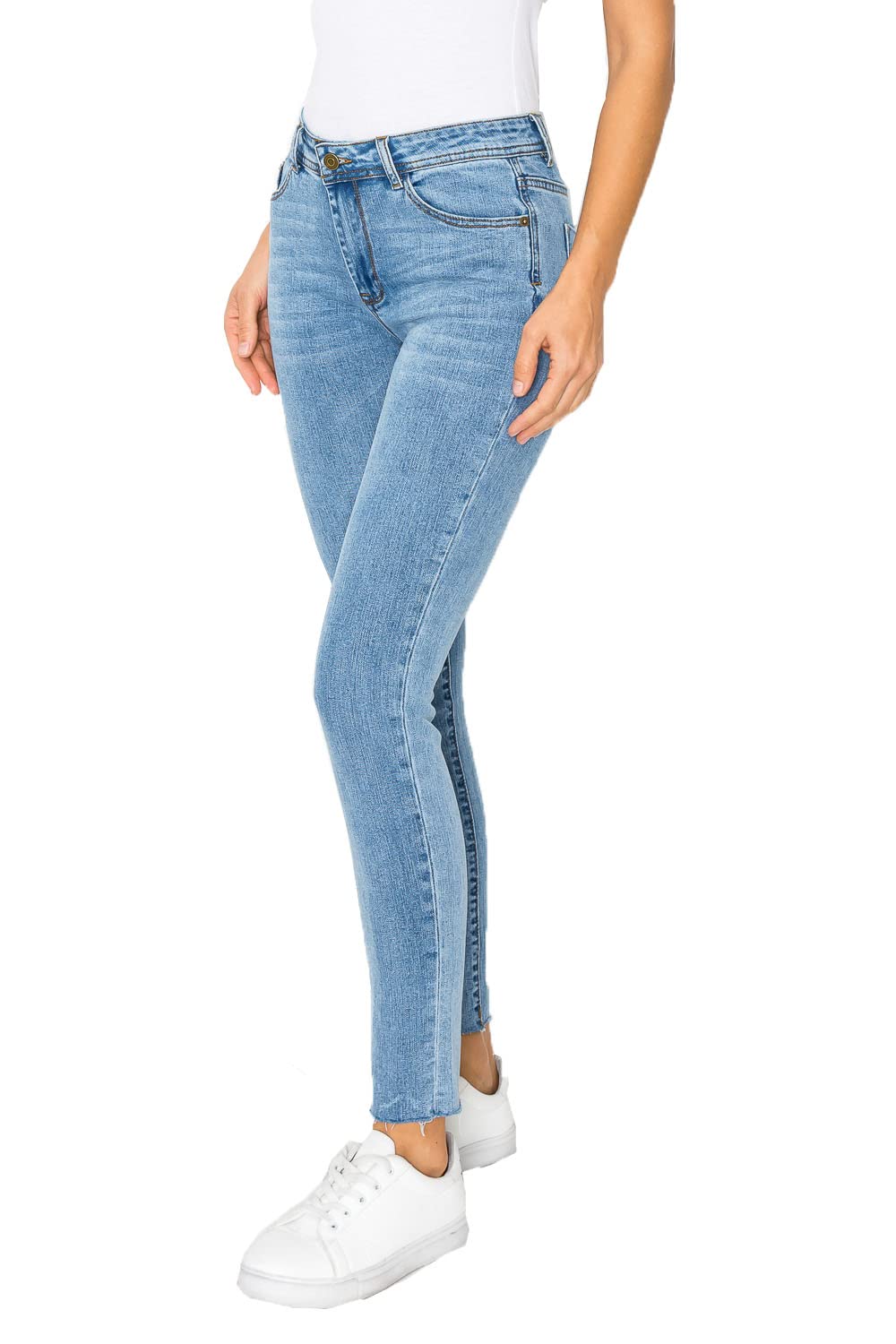 ZAMONG Women's High Waist Skinny Jeans - Stretch Denim Pants for Everyday Wear, Work & Casual Outfits