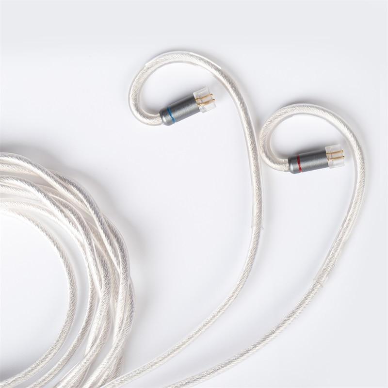Premium TRI 2 Core Grace S 630 Strands HiFi Earphone Upgrade Cable - Silver Plated for Enhanced Audio Quality | Perfect for Audiophiles, Musicians & Studio Recording