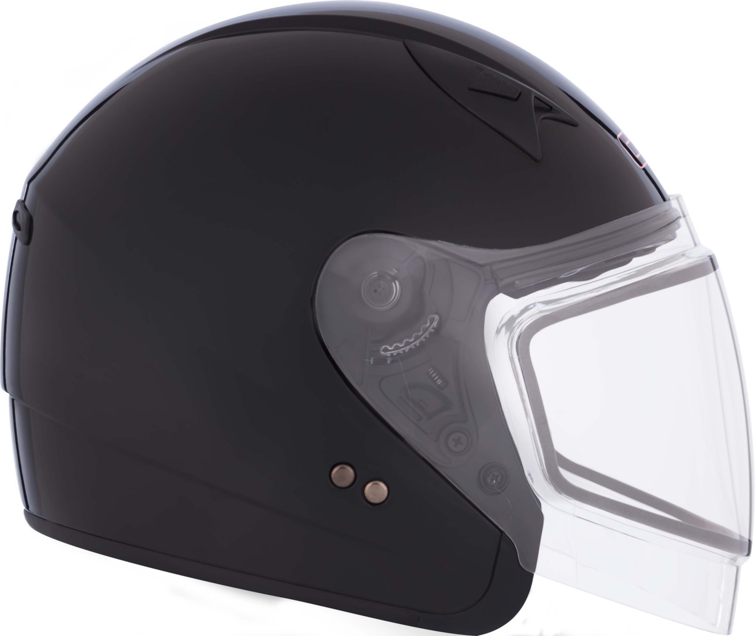 CKX VG977 Open-Face Motorcycle Helmet for Men & Women - Winter Snowmobile Helmet with Solid Double Shield Visor - Perfect for Snowmobiling, ATV Riding & Cold Weather Motorcycling