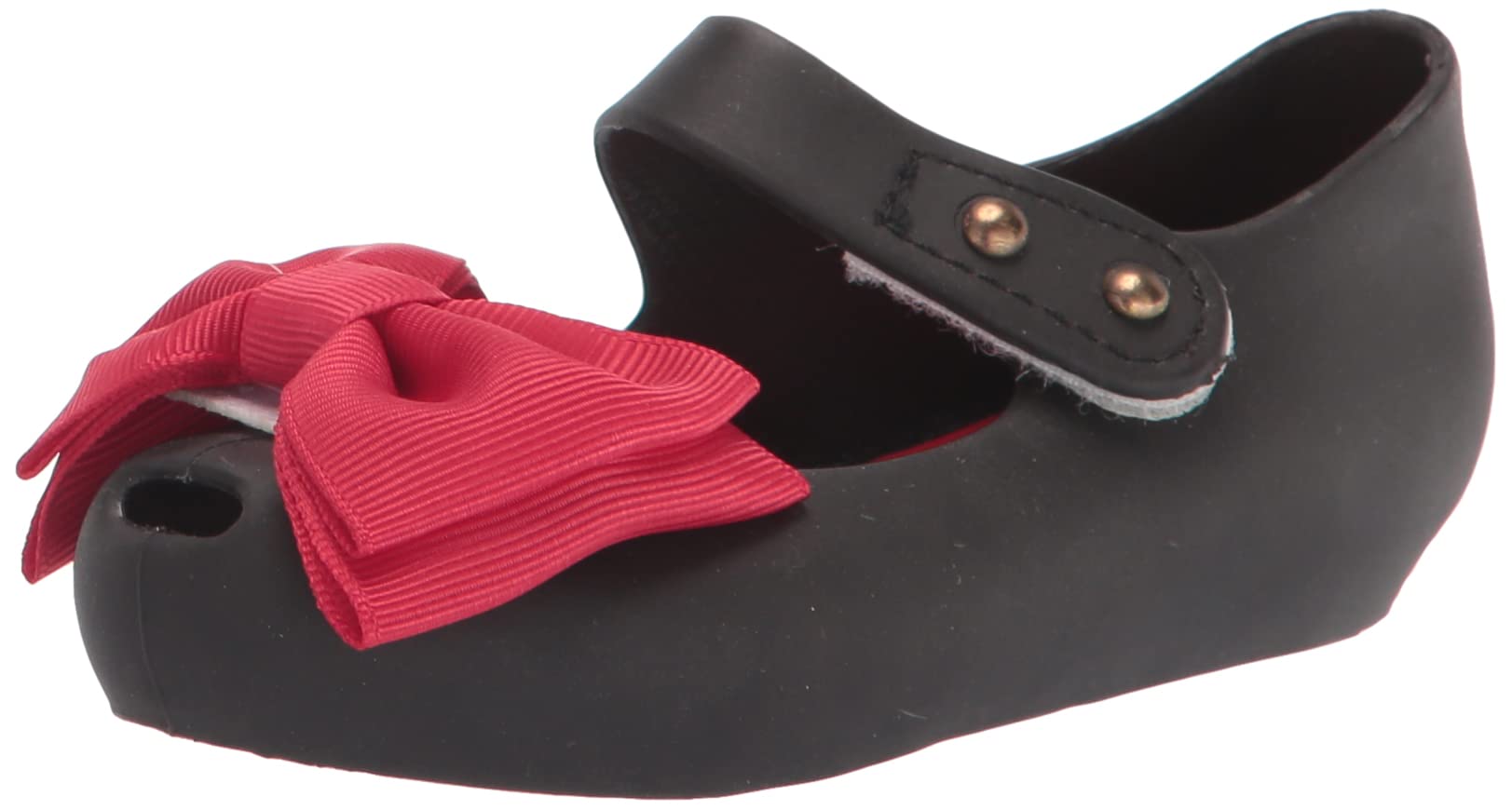 iFANS Girls Princess Mary Jane Cloth Bow Jelly Shoes Flats - Toddler & Little Kids Comfortable Sandals for Party, School & Playtime