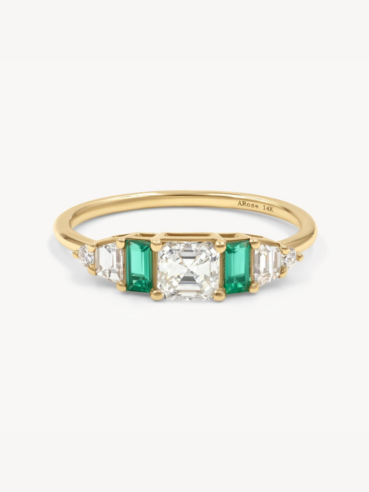 Emerald Green Ring for Women - Elegant Sterling Silver Gemstone Jewelry - Perfect for Weddings, Parties & Special Occasions