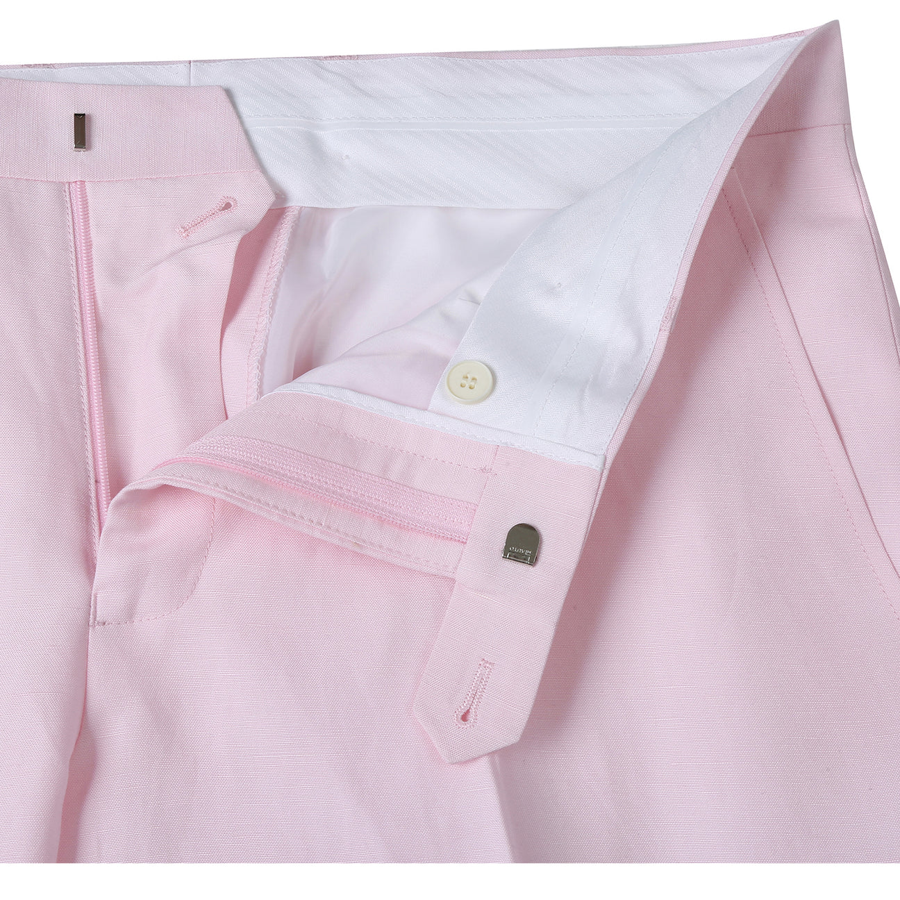 Renoir Alessandro Vitello 2-Piece Slim Fit Suit in Pink (Style 611-4) | Premium Business Attire for Weddings, Office & Formal Events