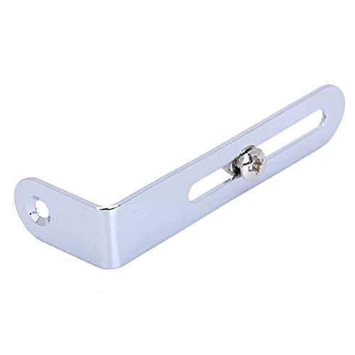Silver Nickel Plated Steel Pickguard Bracket with Nut Screws for Electric Guitar Parts | Replacement & Repair Accessories | Perfect for DIY Guitar Maintenance & Upgrades