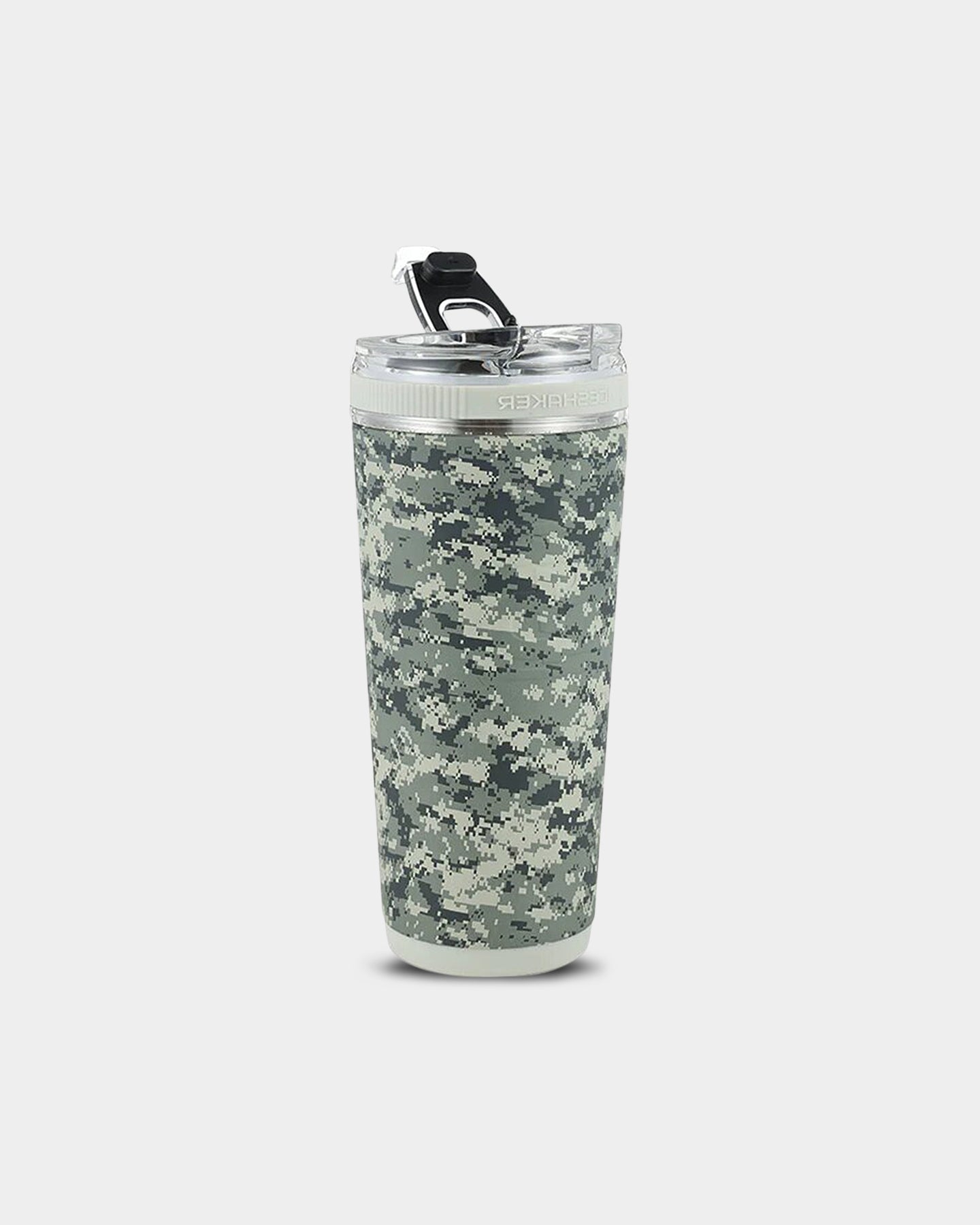 Insulated Ice Shaker Bottle - Leak Proof & BPA Free Stainless Steel Water Bottle for Gym, Workouts & Outdoor Activities