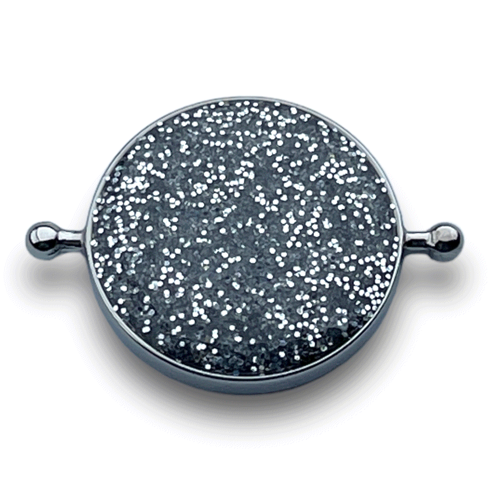 Sparkling Round Glitter Elements for DIY Crafts, Scrapbooking, and Party Decorations - Bulk Pack of 100pcs