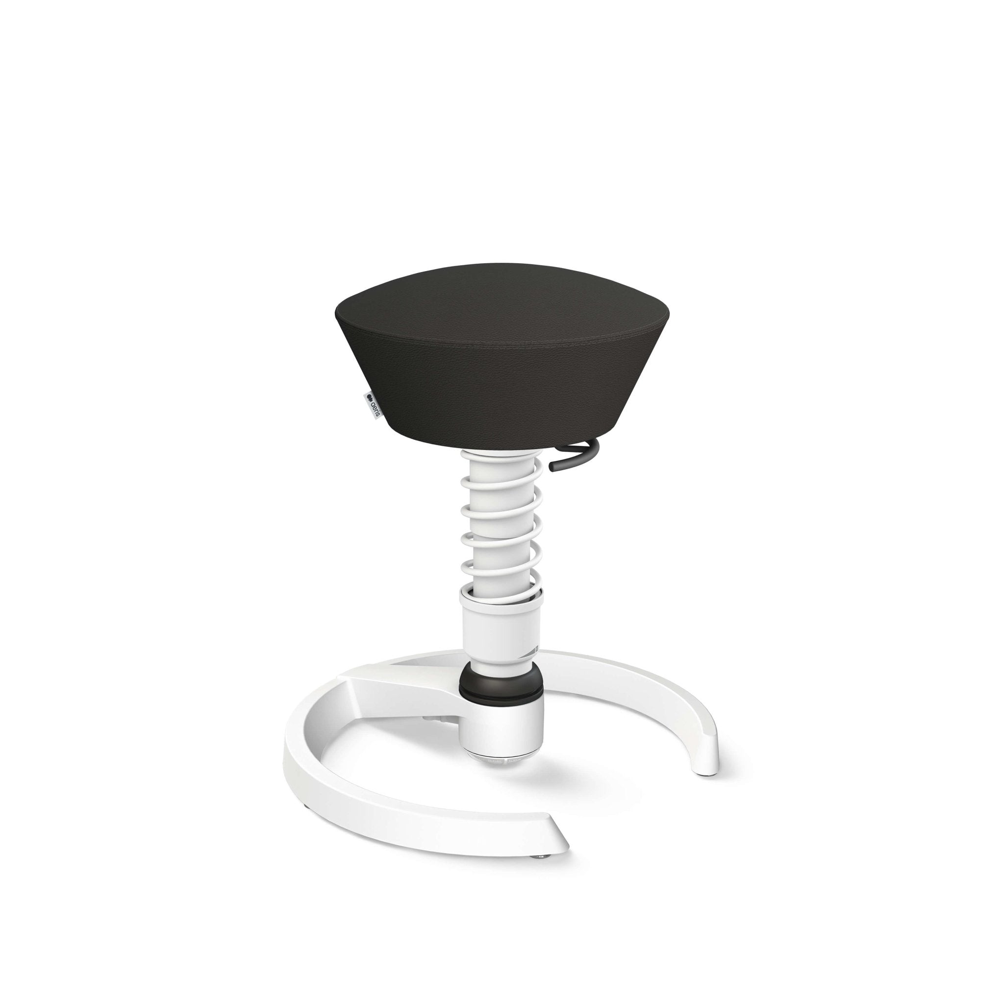 Aeris Swopper Active Sitting Stool - Ergonomic Glider Chair for Office & Home, White - Perfect for Desk Work, Gaming & Posture Support