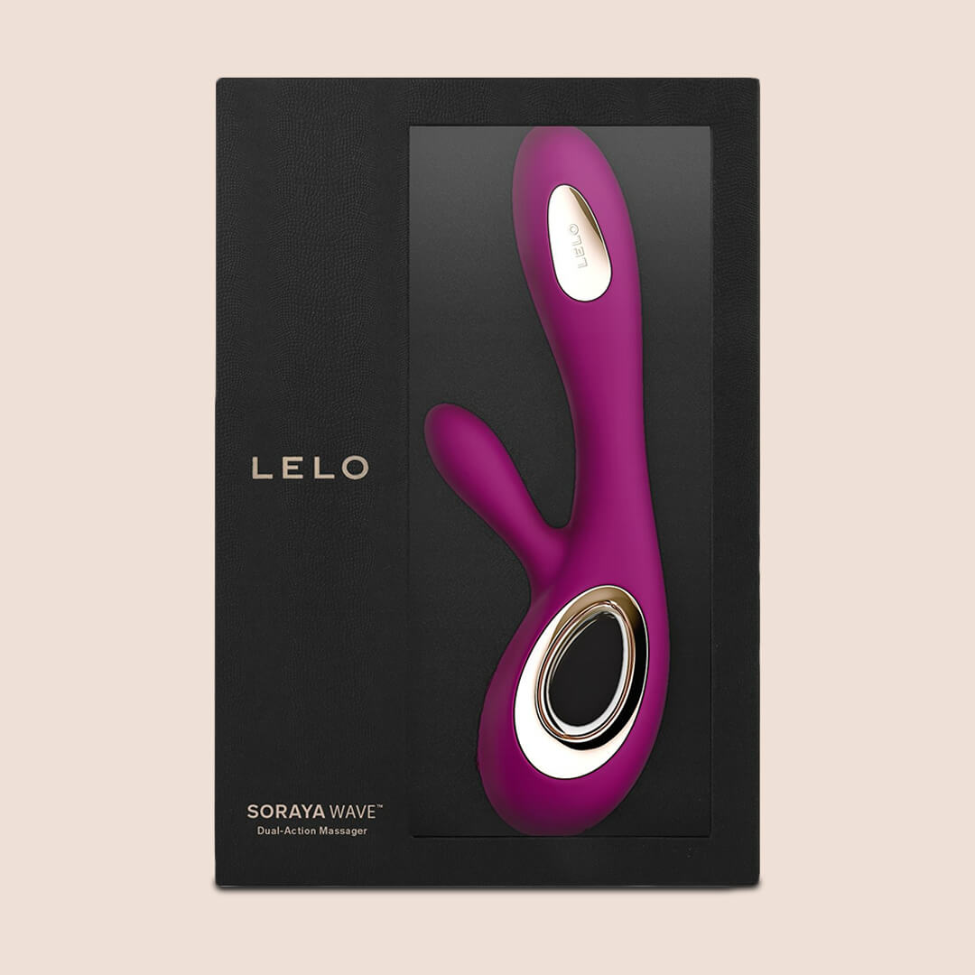 LELO SORAYA Wave - Luxury Rechargeable Vibrator with Patented WaveMotion Technology for Couples & Solo Pleasure - Perfect for Romantic Nights & Self-Care Moments