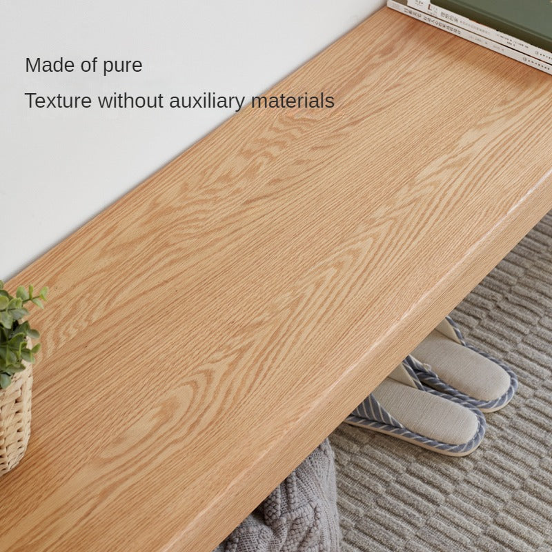 Solid Oak Wood Long Nordic Modern Bench for Living Room, Entryway, or Bedroom - Durable & Stylish Seating Furniture for Home Decor