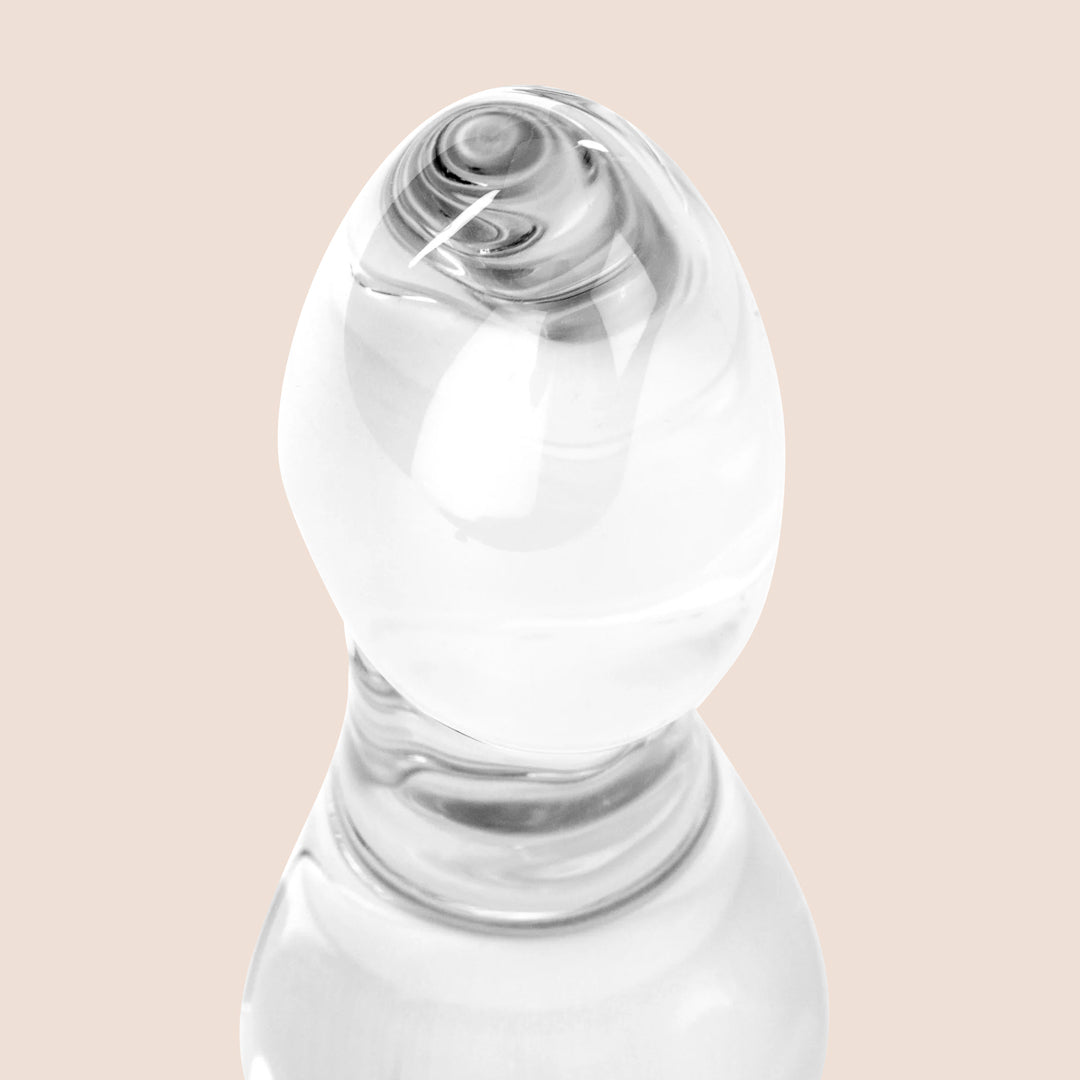 Icicles No. 72 Glass Plug - Premium Handmade Glass Jewelry for Body Piercing & Stretching - Perfect for Ear Gauges, Septum, and Lip Rings - Ideal for Alternative Fashion & Punk Style Accessories
