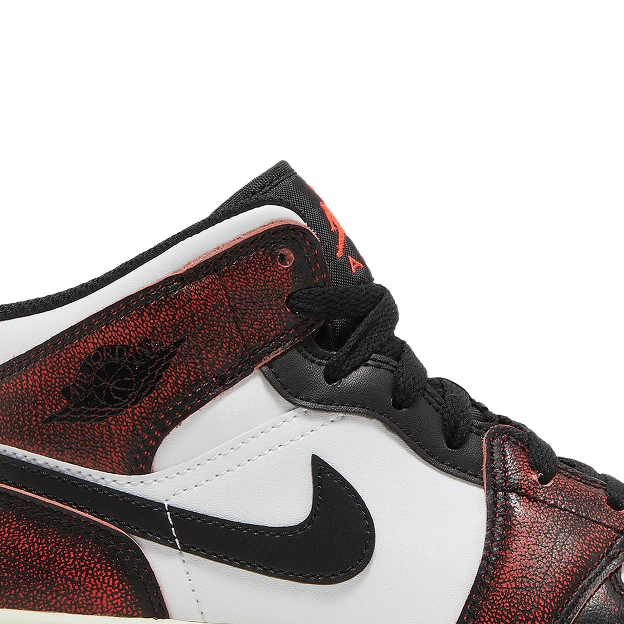 Air Jordan 1 Mid 'Wear Away Chicago' GS Sneakers (2022) - Retro Basketball Shoes for Kids & Teens - Perfect for Streetwear, Casual Outfits & Sneaker Collection