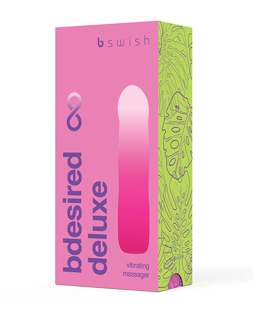 Bdesired Infinite Deluxe Flamingo Vibrator - Pink | Rechargeable G-Spot & Clitoral Stimulator | Waterproof Adult Toy for Women | Perfect for Solo Play & Couples Intimacy