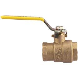 Watts FBVS-3C 1-1/2 Inch Foreign Ball Valve Sweat - Brass Plumbing Valve for Water & Gas Lines - Perfect for Residential & Commercial Plumbing Systems