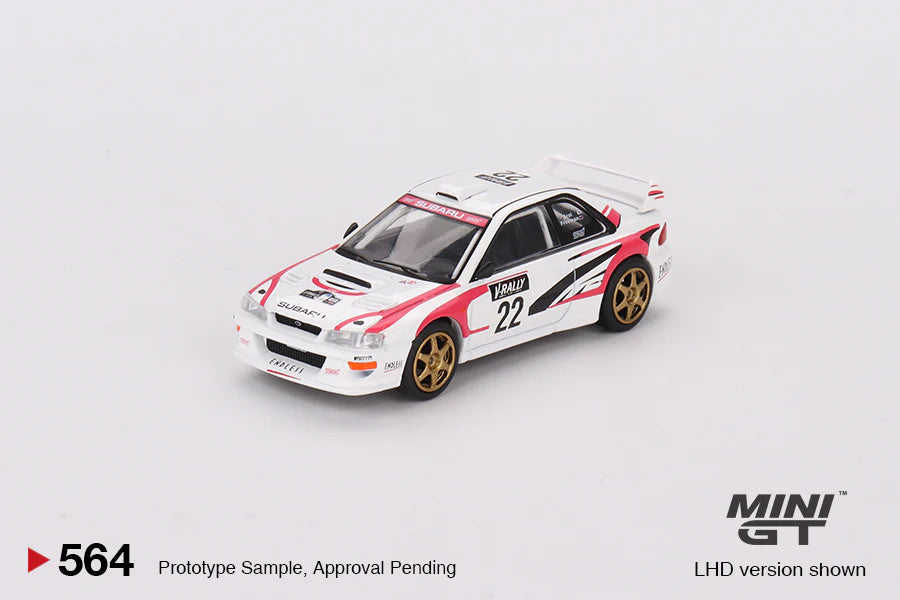 MINIGT 1:64 Scale Subaru Impreza WRC98 1999 Rally Car Diecast Model - #22 Tour de Corse Edition - Collectible Toy Car for Racing Enthusiasts & Display