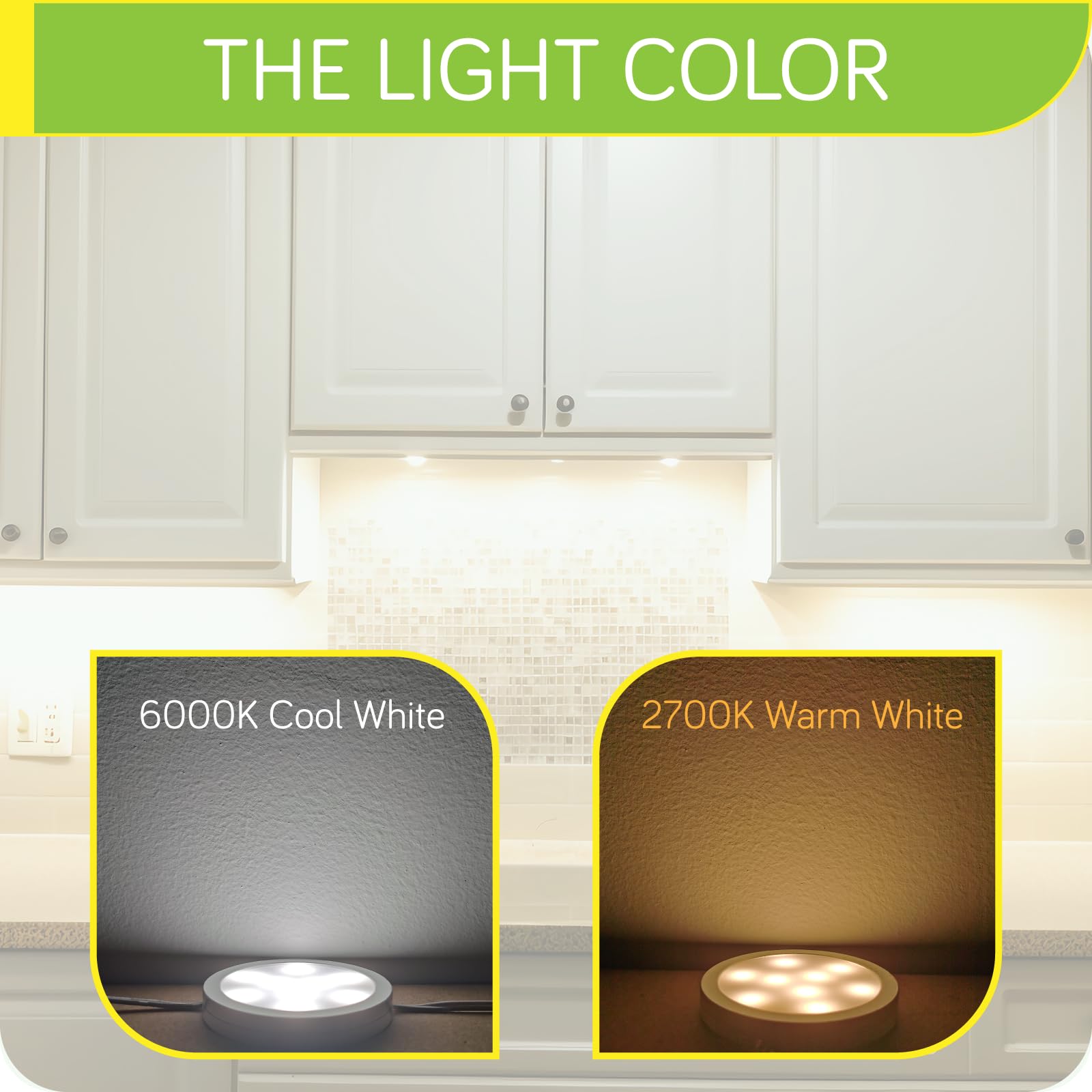 Dimmable LED Puck Lighting Kit with Wireless Remote - 4 Pack Warm White Under Cabinet Lights for Bookcases, Display Shelves & Curio Cabinets - 110V Plug-in Linkable Daisy Chain Design - Perfect for Home Decor, Retail Displays & Accent Lighting