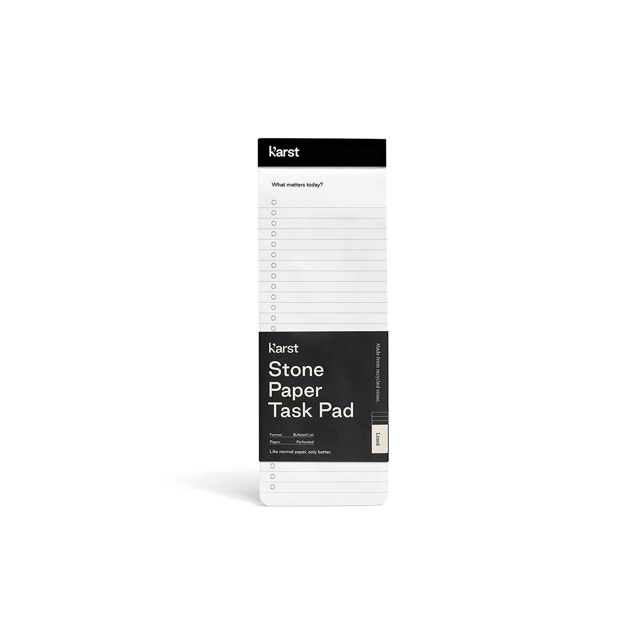 Karst Task Pad - Premium Notepad for Productivity & Organization | Perfect for Office, School & Daily Planning | Eco-Friendly Paper, Durable Design