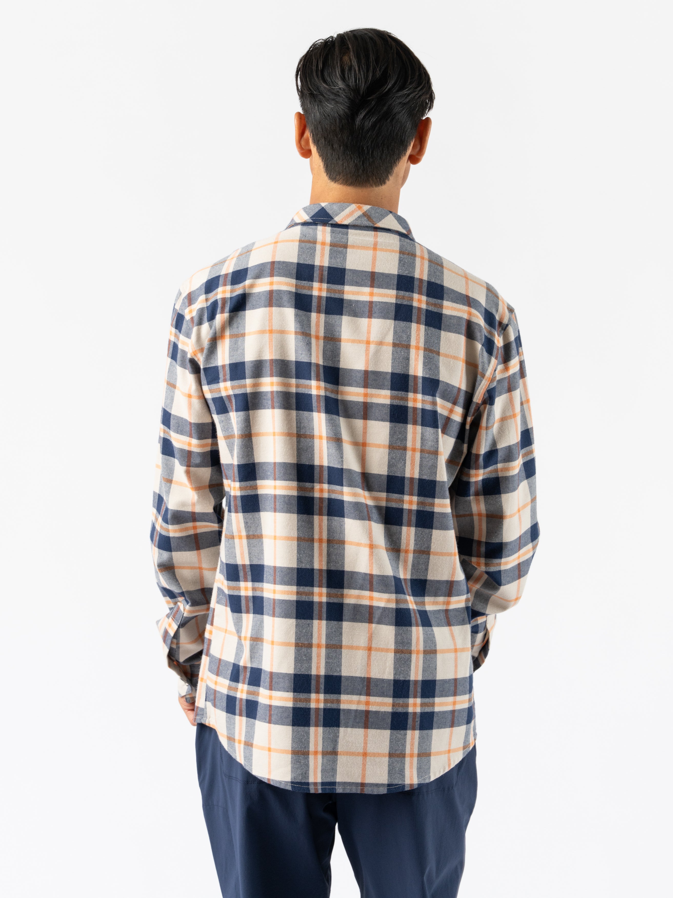 Premium High Country Long Sleeve Flannel Shirt for Men - Soft & Durable Plaid Shirt for Outdoor Adventures, Camping & Casual Wear