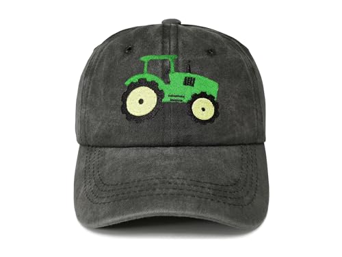 Green Farm Tractor (Washed Black)