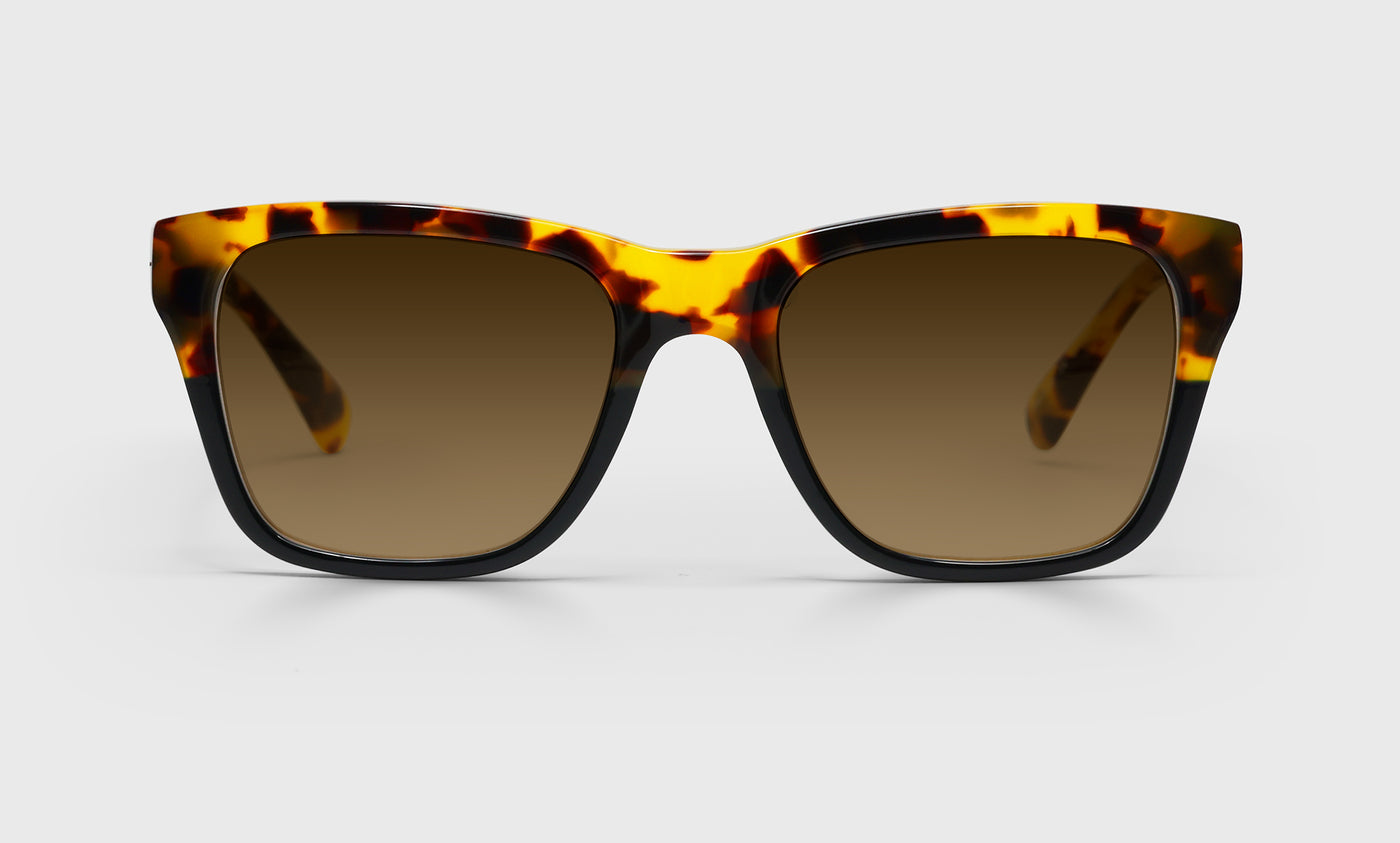 Kvetcher Narrow Color 19 Tortoise & Black Front with Tortoise Temples - Stylish Eyeglass Frames for Women & Men, Perfect for Reading, Work, and Everyday Fashion Accessory