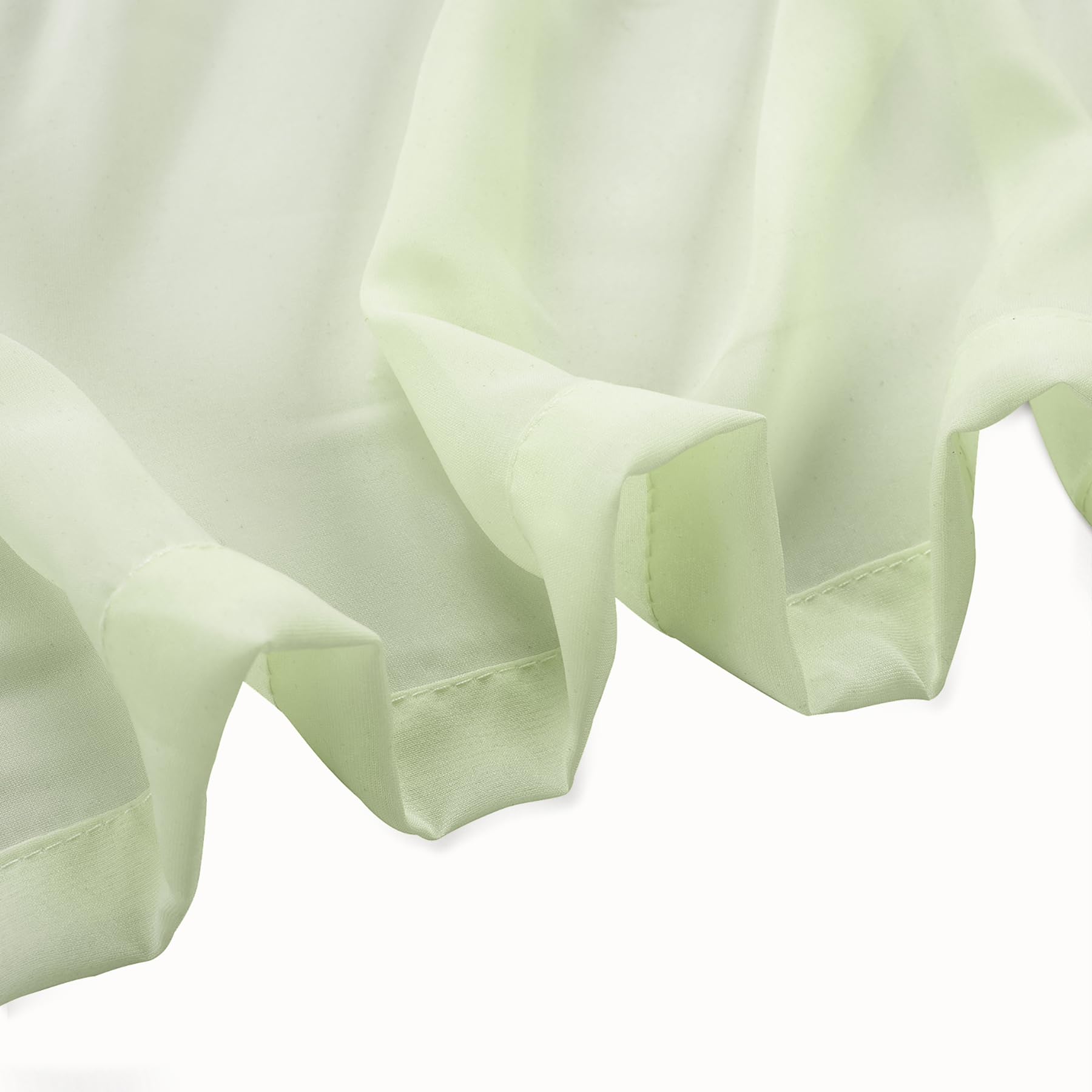 Cololeaf Extra Wide Sheer Curtains for Living Room, Bedroom, Kitchen & Outdoor - Pinch Pleat Design - 150