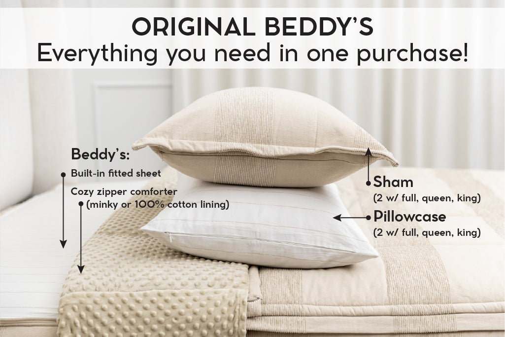 Halston Luxe Beddy's - Premium Comfort Bedding Set for a Cozy Night's Sleep | Perfect for Master Bedrooms, Guest Rooms & Airbnb Stays