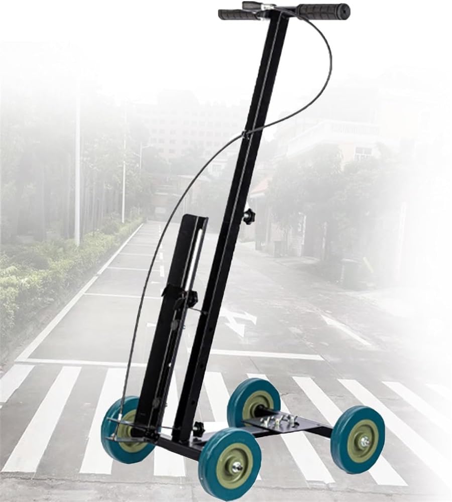 YOGAYE Multifunctional Line Marking Machine - Adjustable Paint Striping Tool for Straight, Arc & Round Lines | Perfect for Parking Lots, Sports Courts & Road Marking