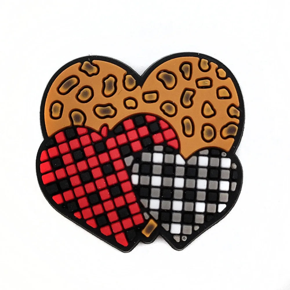 Cute Leopard Print Shoe Charms for Crocs - Fashion Accessories for Sandals & Shoes - Perfect Gift for Women & Girls - Great for Parties, Beach Outfits and Everyday Style