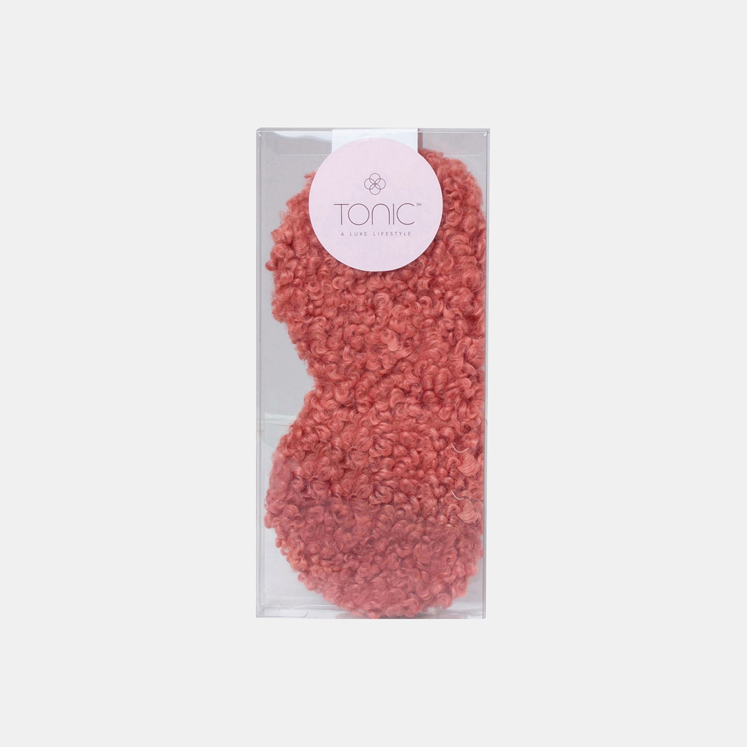 Bouclé Clay Eye Mask for Sleeping - Soft & Comfortable Sleep Mask for Women & Men - Perfect for Travel, Meditation & Relaxation at Home