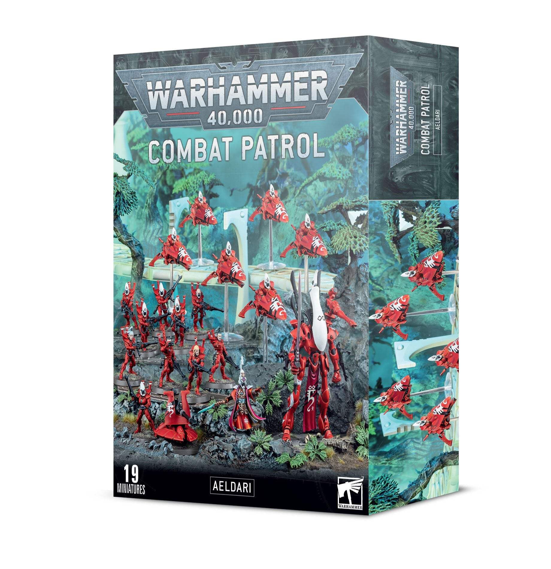 Warhammer 40,000 Aeldari Combat Patrol Set - Miniature Wargaming Army Starter Kit for Tabletop Battles & Strategy Games