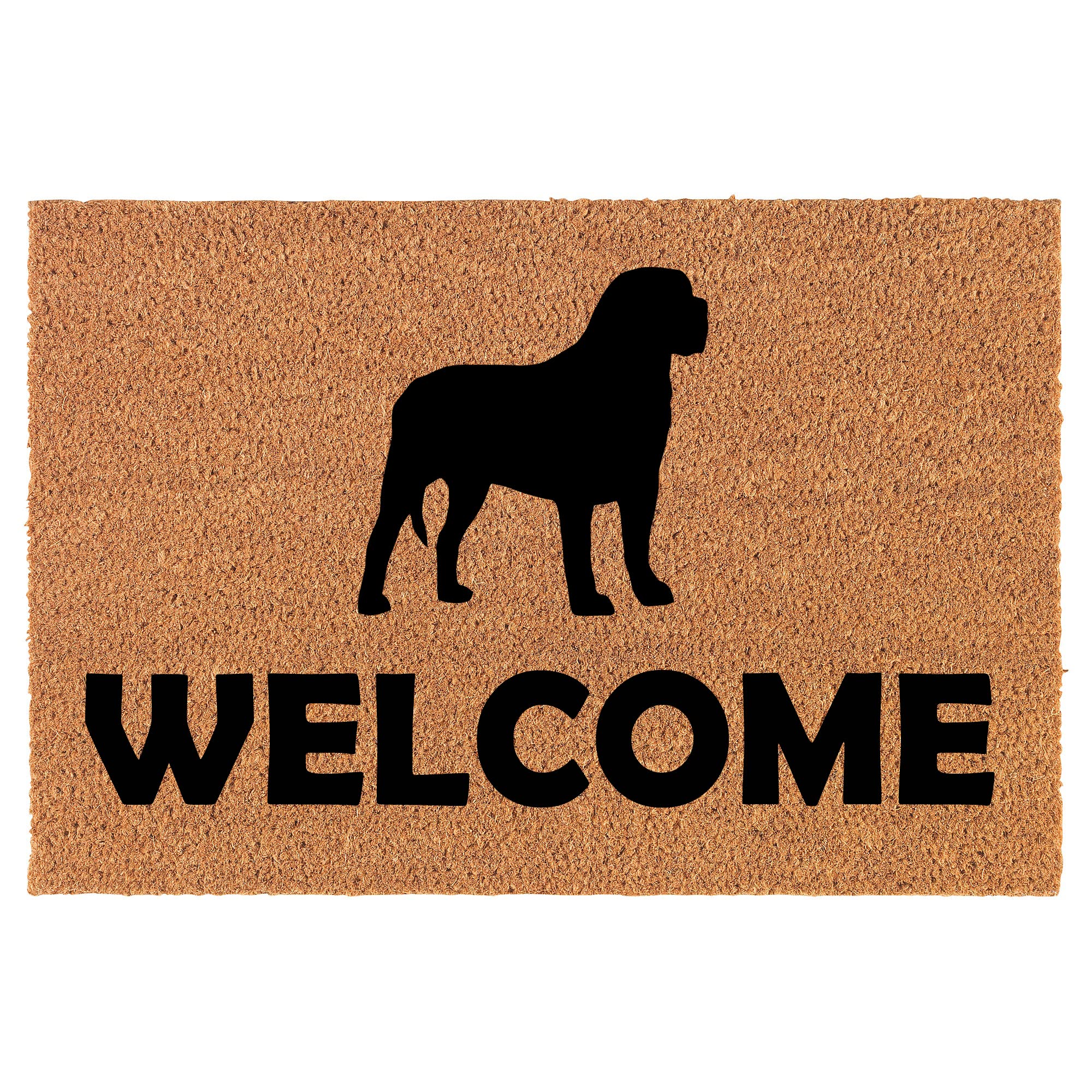 Premium Coir Doormat for Front Door - Natural Coconut Fiber Welcome Mat (30
