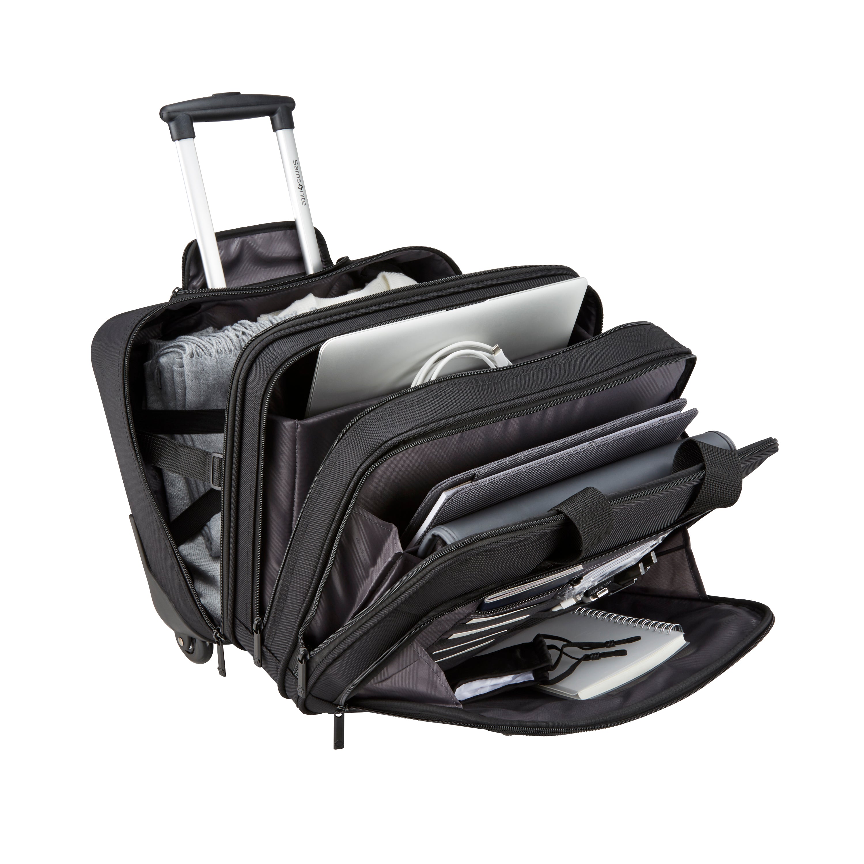 Samsonite Classic NXT Wheeled Mobile Office - Lightweight Business Luggage with Spinner Wheels for Travel & Commuting