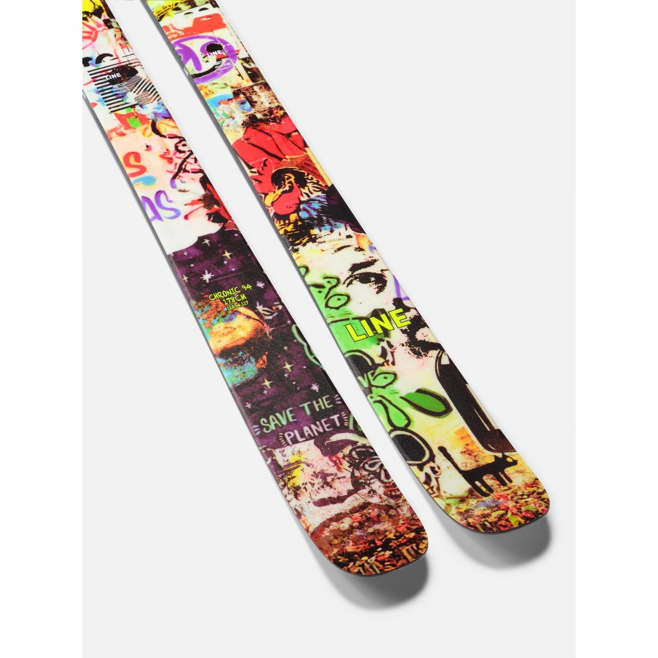 Line Chronic 94 Skis 2025 - All-Mountain Freestyle Skis for Men & Women | Perfect for Powder, Park, and Backcountry Skiing Adventures
