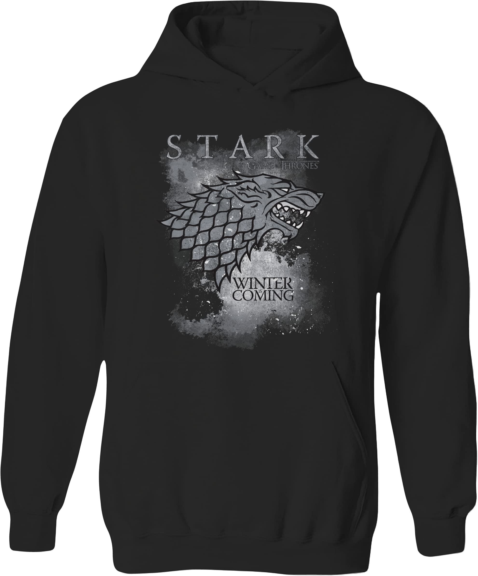 Game of Thrones House Stark Winter is Coming Hoodie - Men's & Women's Unisex Pullover Sweatshirt - Winter Fashion for Cosplay, GOT Fans & Casual Wear