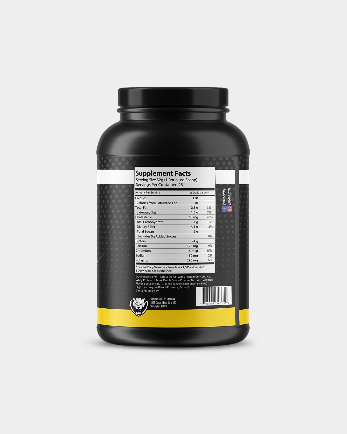 6AM Run Track Fuel Whey Protein Powder - Premium Muscle Recovery & Post-Workout Supplement for Athletes - Ideal for Gym, Running & Fitness Training