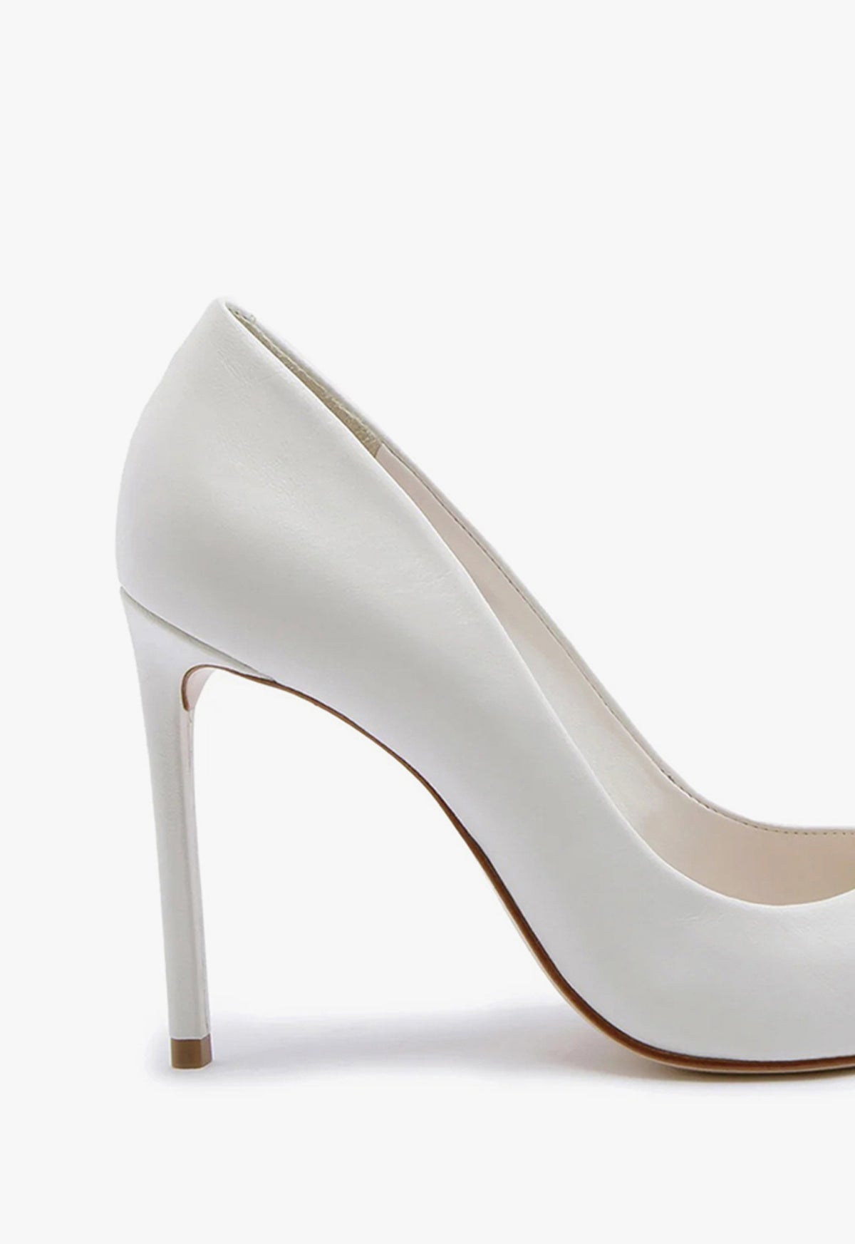 Lou High Stiletto White Pump - Elegant Women's Heels for Parties, Weddings & Special Occasions | Comfortable & Stylish Dress Shoes