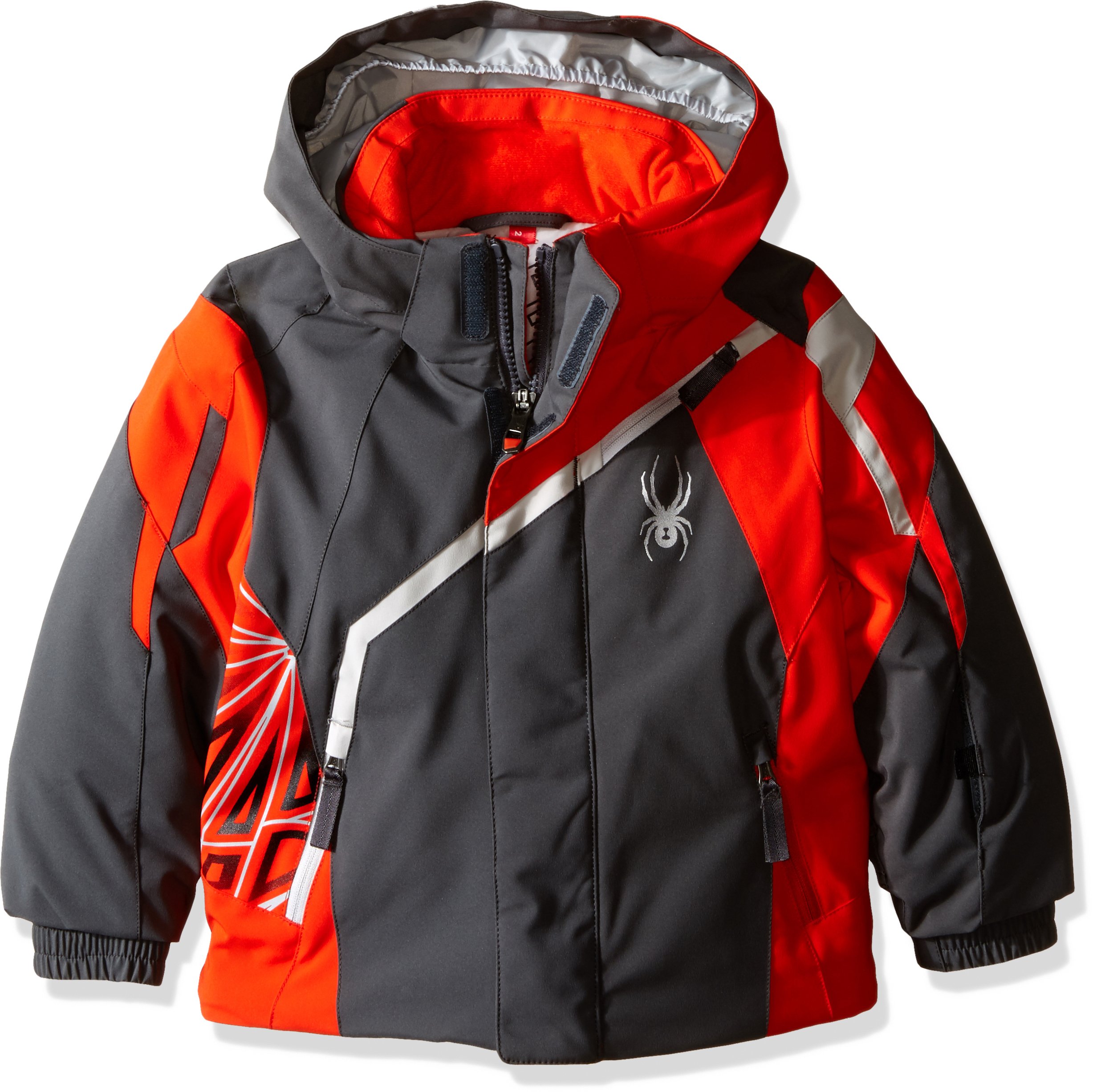 Spyder Boys Mini Challenger Jacket - Waterproof Snow Jacket for Kids - Warm Winter Coat for Boys - Ideal for Skiing, Snowboarding & Outdoor Winter Activities