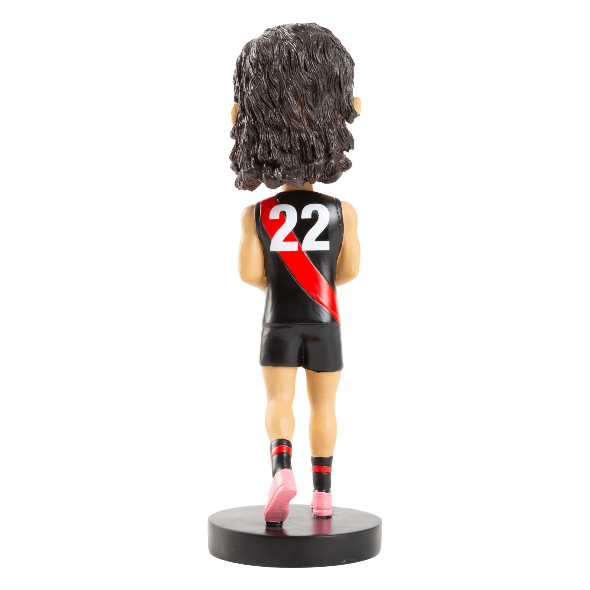 AFL Essendon Bombers Sam Durham Bobblehead - Collectible Figurine for AFL Fans & Sports Memorabilia Enthusiasts - Perfect for Display in Home, Office, or Man Cave