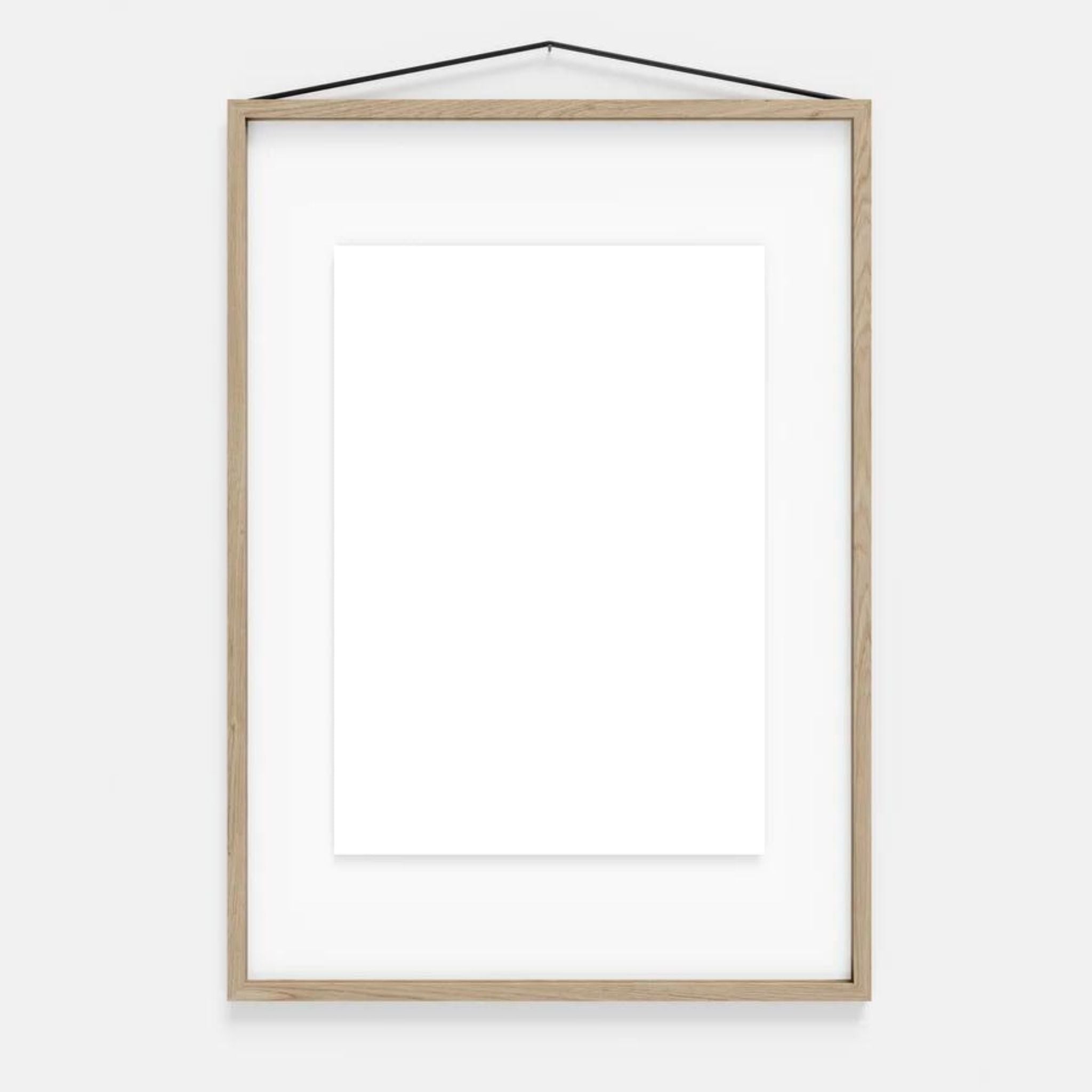 MOEBE Solid Oak Picture Frame - 6 Sizes for Wall Art, Photos & Home Decor | Perfect for Living Room, Bedroom & Office Display