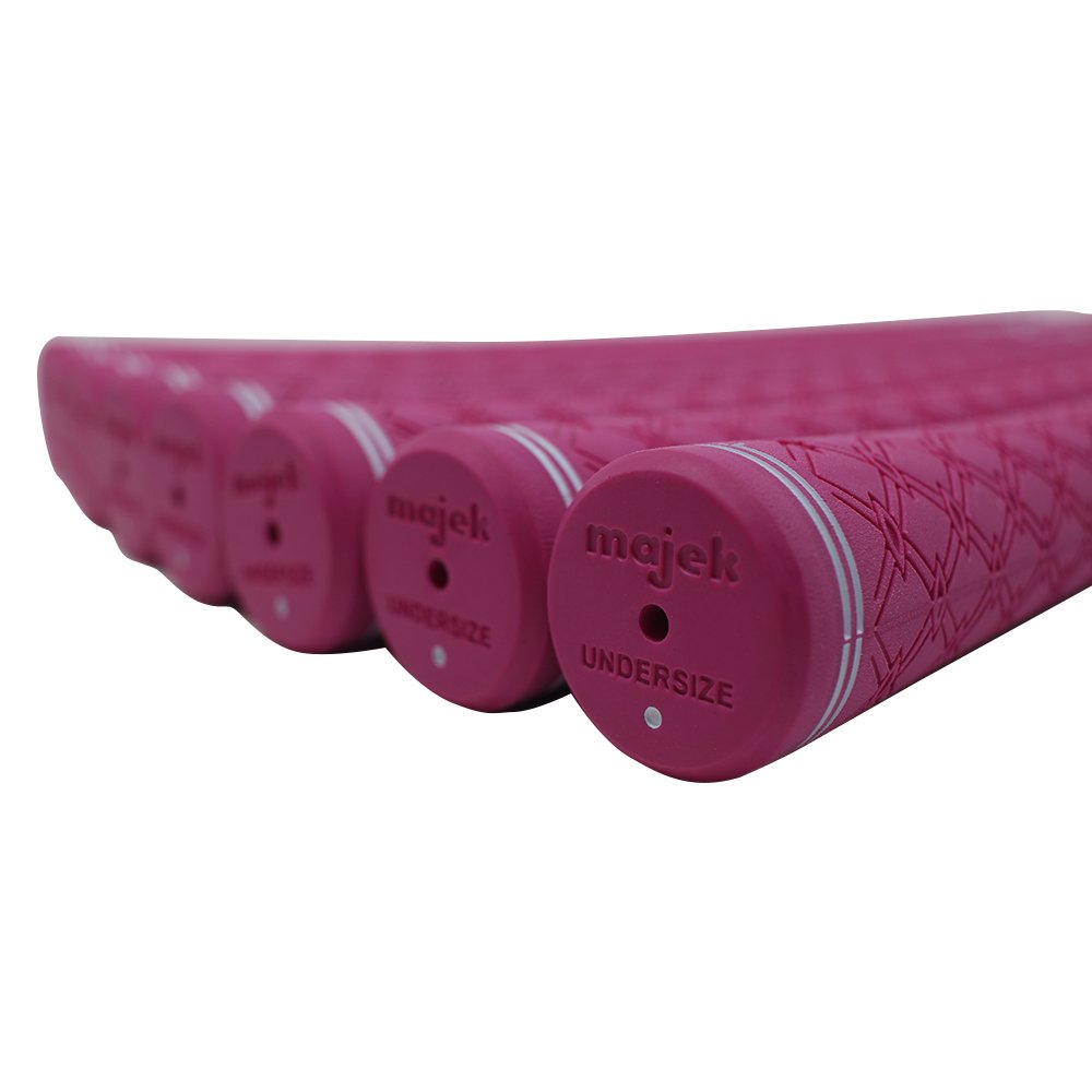 13 Majek Ladies Tour Pro Dark Pink Undersize Golf Grips - Premium Comfort for Women Golfers | Perfect for Small Hands & Improved Swing Control on the Course