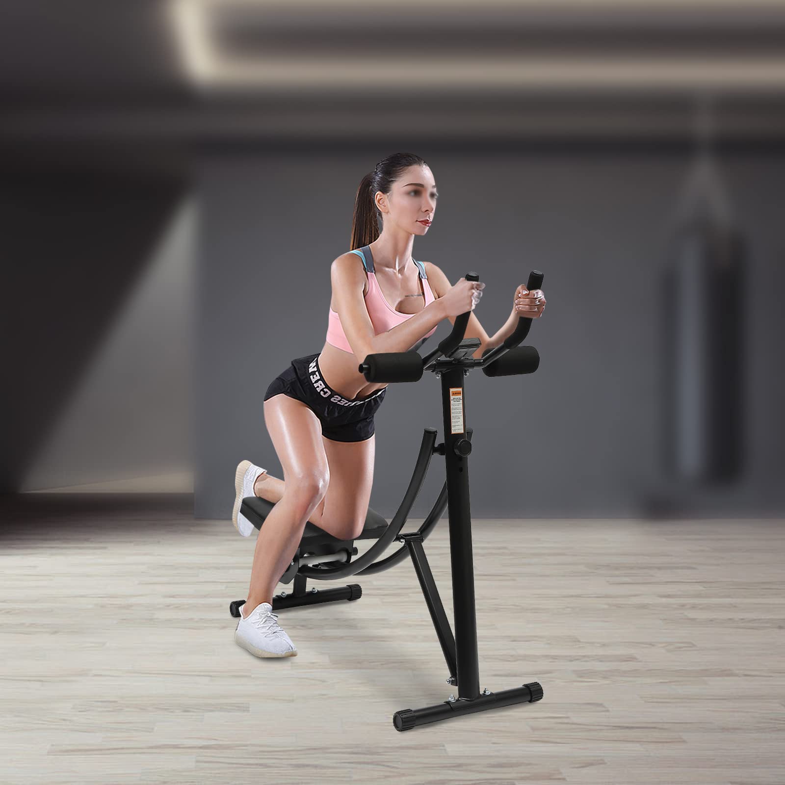 **Abdominal Crunch Machine - Core Workout Equipment for Home & Gym - Adjustable Ab Trainer for All Fitness Levels - Perfect for Toning Abs and Strengthening Core Muscles**