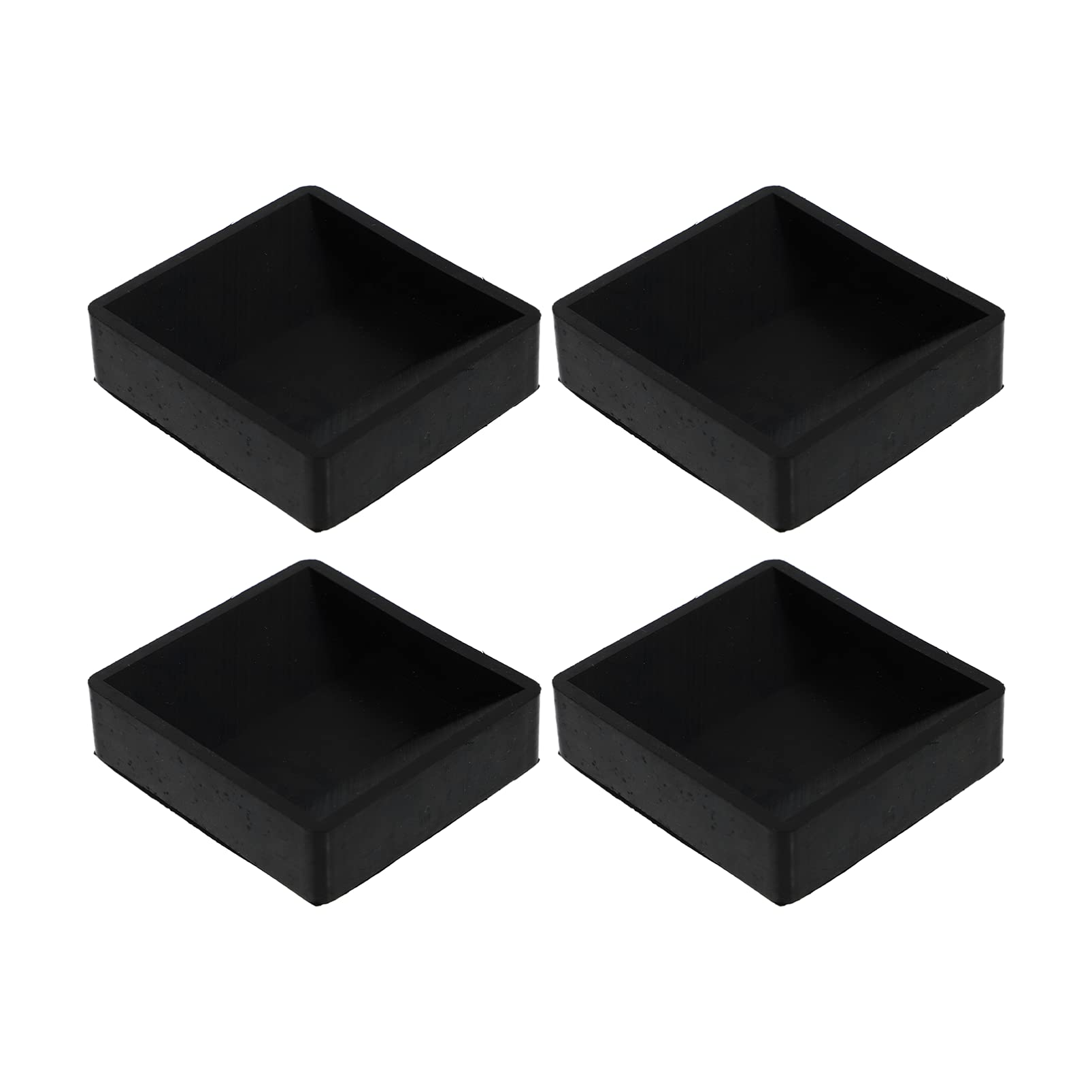 DOITOOL 4-Pack Non-Slip Furniture Wheel Pads - Heavy Duty Rubber Castor Cups for Sofa, Chair & Table Legs - Protects Hardwood Floors & Carpets from Scratches - Ideal for Home, Office & Moving Furniture