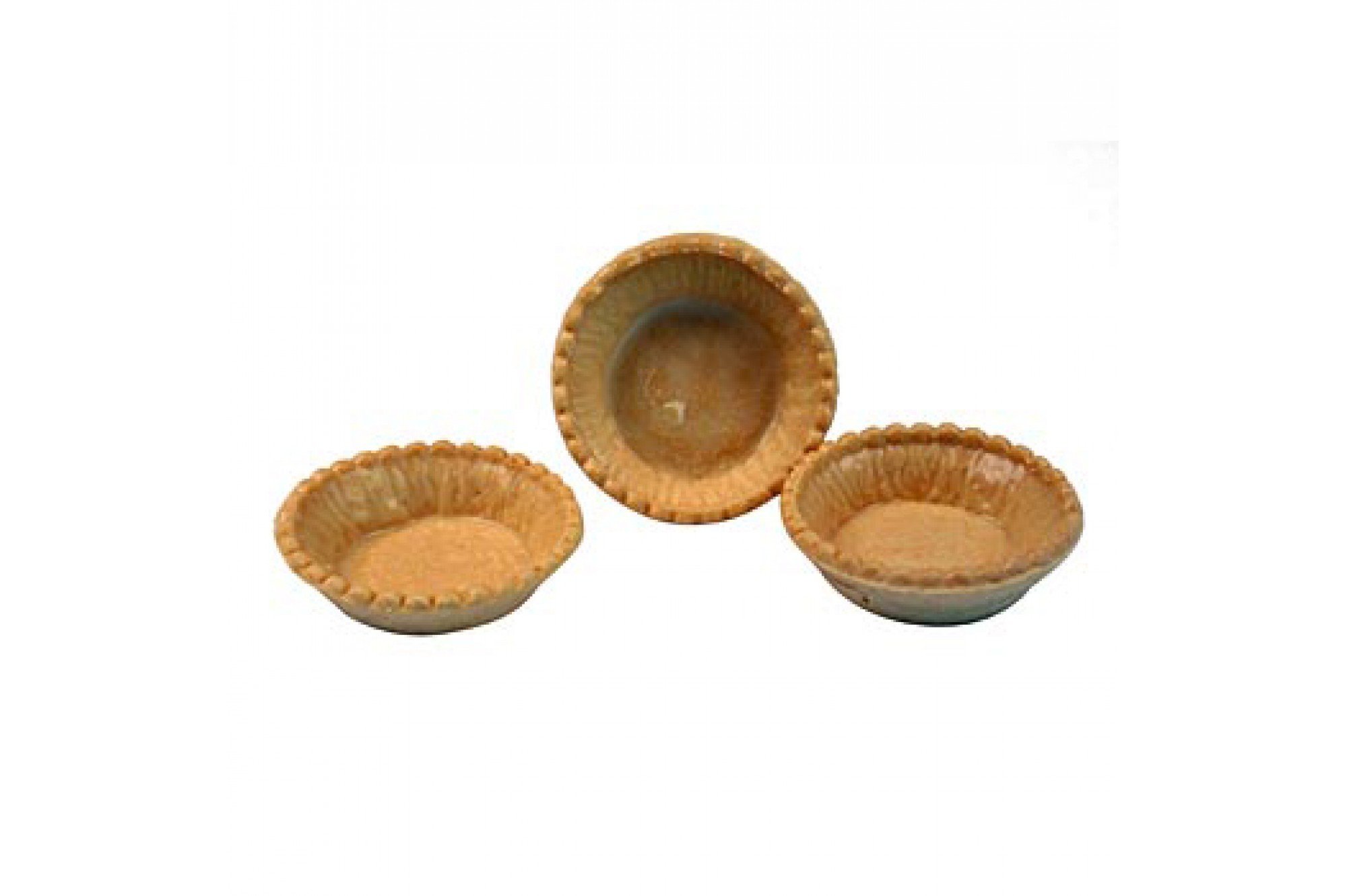 Round Snack Tartlets 7cm Diameter - Light & Salty - 140 Pieces (1.93kg) - Perfect for Appetizers, Canapés, and Party Finger Foods
