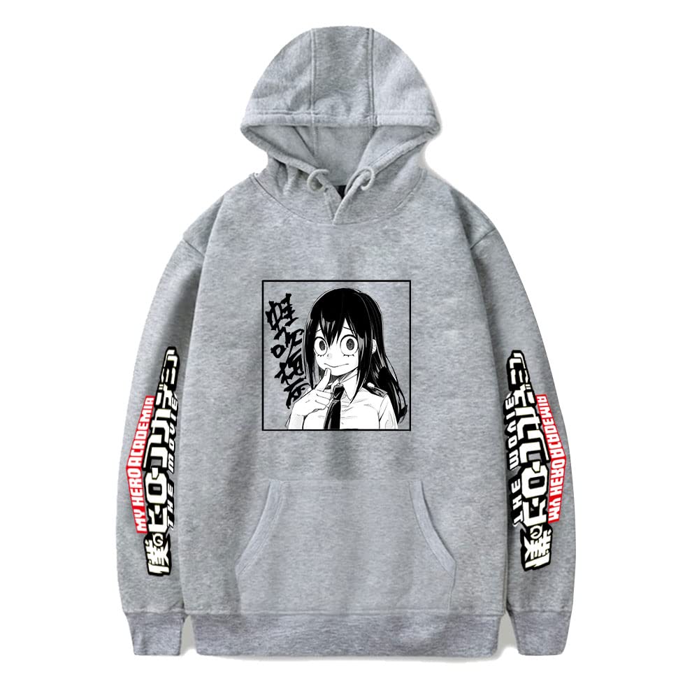 Froppy Anime Hoodie - Tsuyu Asui Unisex Pullover for Men & Women | Casual Streetwear Fashion | Perfect for Cosplay, Conventions & Everyday Wear