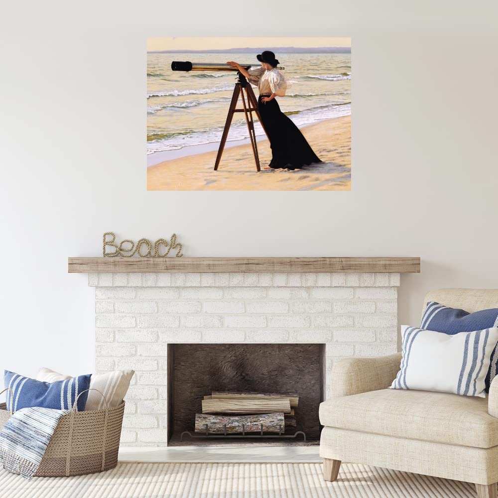 Peter Quidley Fine Art Canvas Wall Decor - 32x24 Inches Ready to Hang Painting for Living Room, Bedroom, Office & More - Modern Home & Office Wall Art - Perfect for Gifts, Interior Design and Wall Decoration