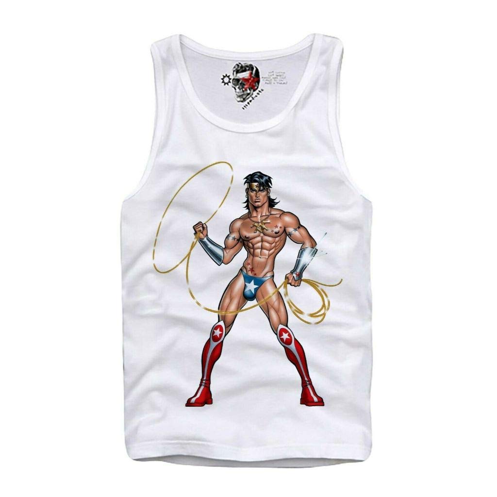 Men's USA Pride Graphic T-Shirt & Tank Top - Gay Captain, Cowboy, Tom of Finland Superhero Design - Perfect for Pride Events, Costume Parties & Casual Wear