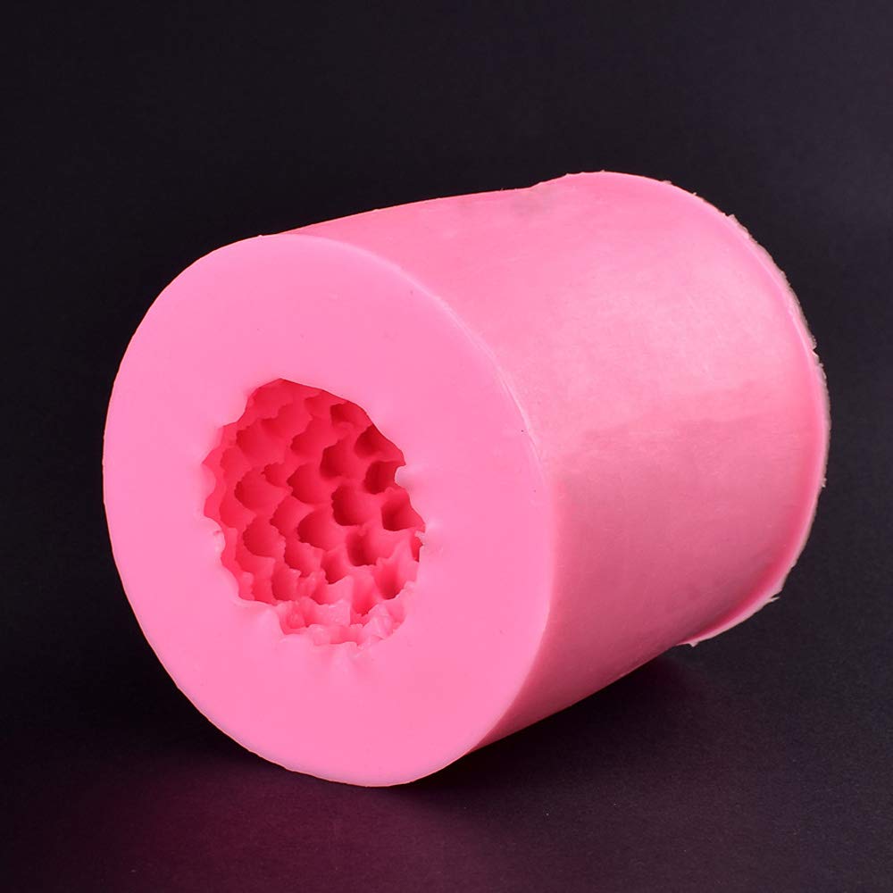 3D Christmas Pine Cone Nut Shaped Silicone Candle Mold for DIY Chocolate, Pastry, Fondant & Handmade Soap - Perfect for Holiday Baking, Candle Making & Crafting Gifts
