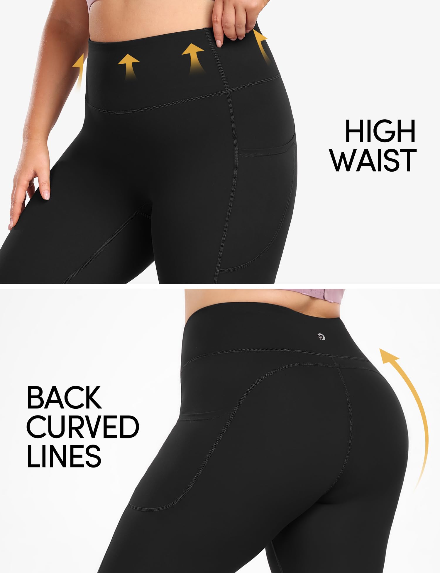 Buttery Soft Plus Size Yoga Leggings for Women - High Waist Tummy Control Workout Pants with Pockets (Sizes 3X-4X) - Perfect for Yoga, Gym & Everyday Comfort